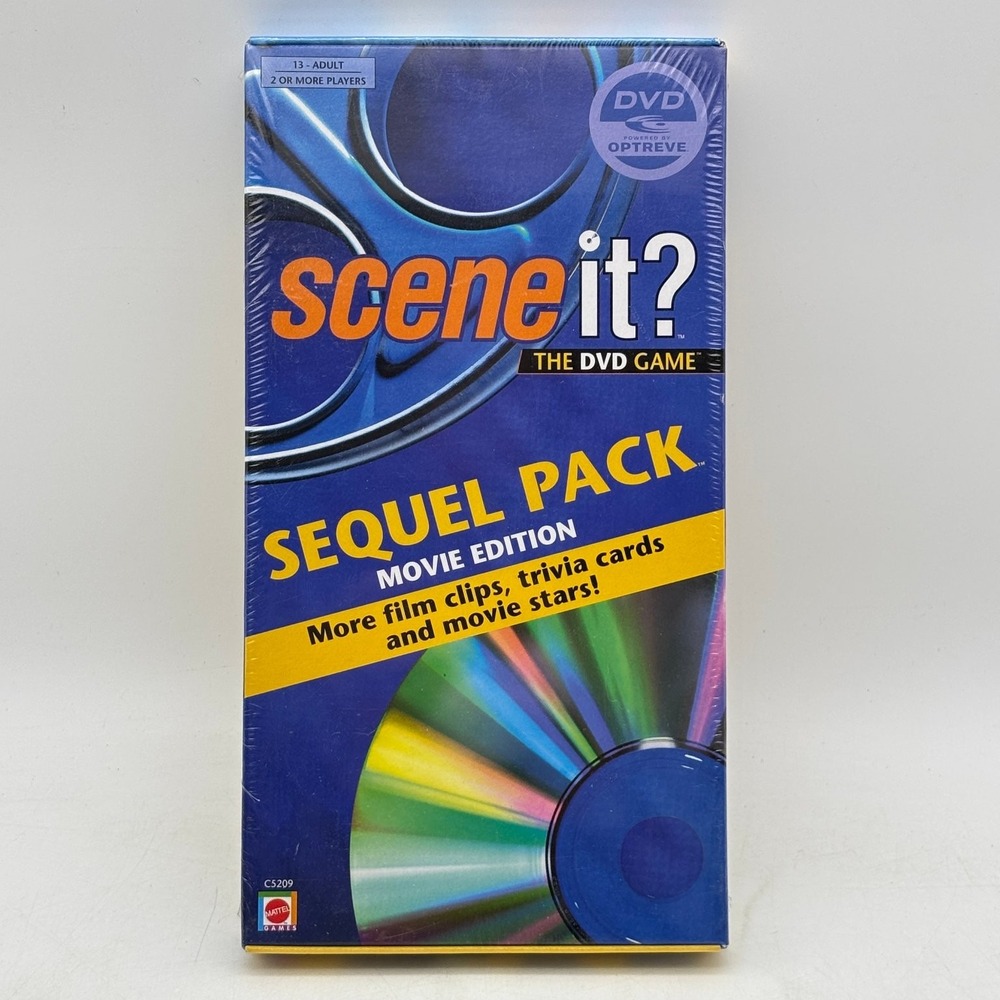 Scene It Movie Edition Sequel Pack 2003 Trivia Expansion NEW FACTORY SEALED
